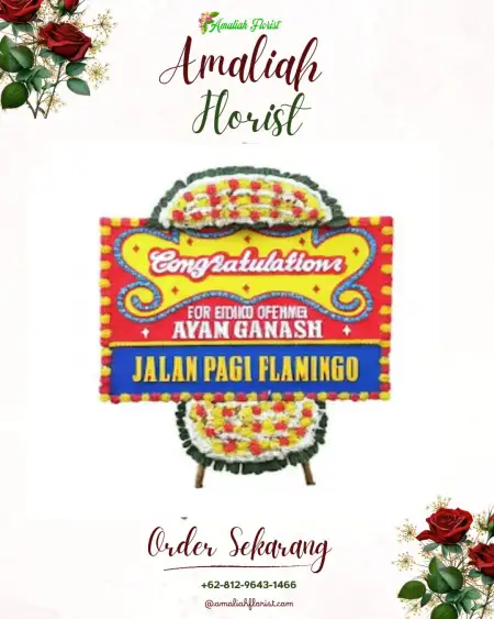 Sewa Papan Bunga Wina
